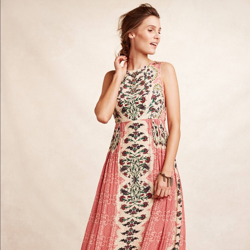 Anthropologie Bontanique Maxi Dress